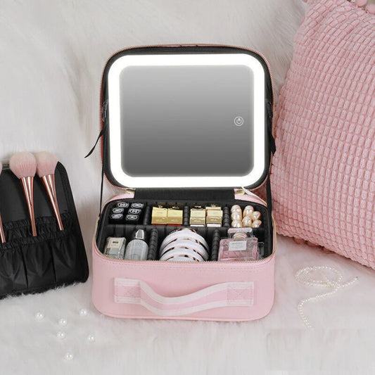 Aurabelle™ - Luxury LED Makeup Case