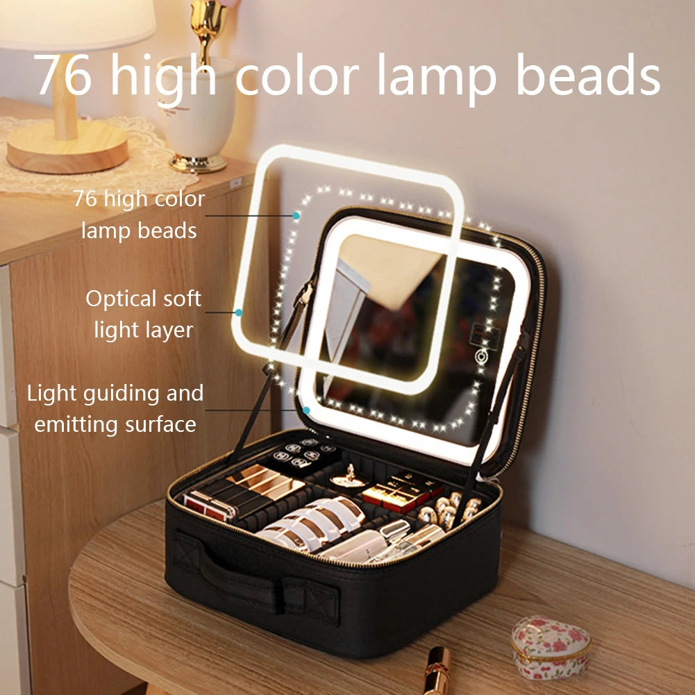 Aurabelle™ - Luxury LED Makeup Case