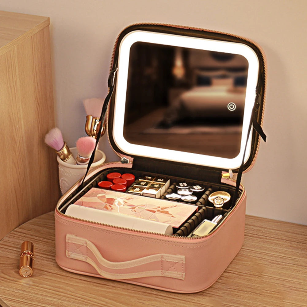Aurabelle™ - Luxury LED Makeup Case