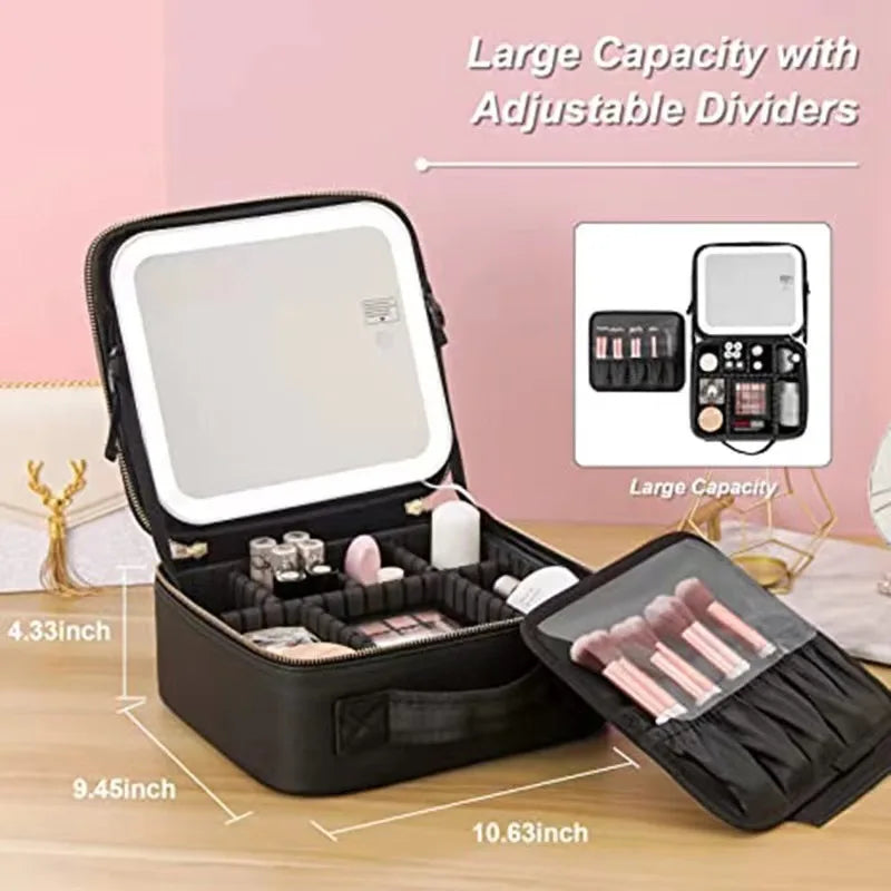 Aurabelle™ - Luxury LED Makeup Case
